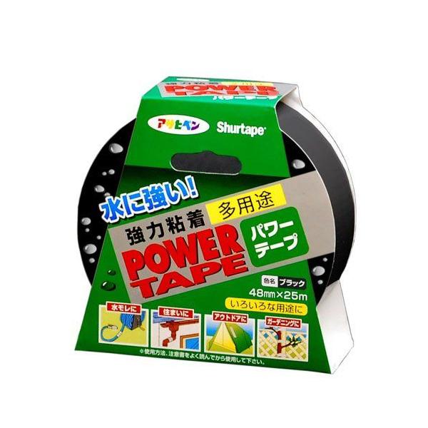 アサヒペン DUCKパワーテープ ブラック 48mm×25m 爆買 : ヤマキシ