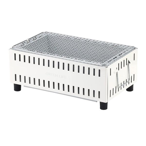 ●薄型ボディのコンパクト仕様●卓上に置いて使用しても焼き面の高さが低い為、焼きやすくなっています●また、断熱構造＋遮熱板により熱を通しにくいため、テーブルの上でも使えます●本体がコンパクトで製品重量1.7kgと軽量化、収納や持ち運びがカンタ...