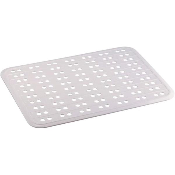 ●柔らかい樹脂製のシンクマット●ソフトなタッチで、傷つきやすい食器やシンクを保護します●水切れを良くするシンプルな円形のホール形状