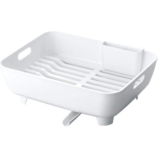 ●美しいフォルムの水切りかご可動式排水口付き●横置き・縦置きOK●止水栓付き●トレーと本体は分離します●銀イオンの抗菌仕様(止水栓を除く)
