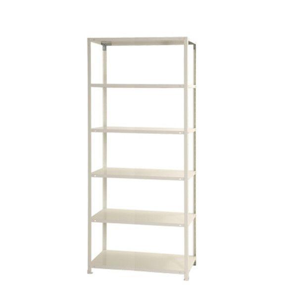 ●豊富なサイズ展開●前方の支柱穴が少なく、インテリア向けのスチールラックです●中段の変更が簡単