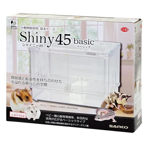 ●スッキリとしたフォルムにクリアーガラスの大きな正面扉。隅々まで視線が届く、開放的な組み立て式飼育ケース●ベビー期の飼育環境等、多目的な活用が広がるベーシックタイプ●ハムスターケージ・フクロモモンガケージ・爬虫類ケージ・小鳥ケージに