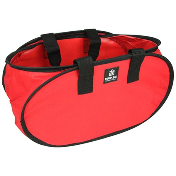 ●新形状のポップアップバッグです。●道具、工具の持ち運び、収納。●ワイヤーで自立し、使わない時はコンパクトにたためます。