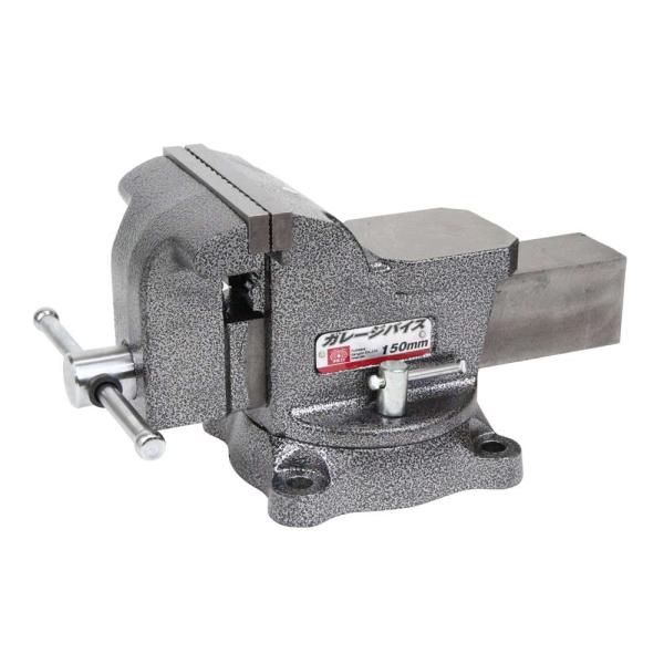 ●回転台付きで、パイプはさみが付いています●金属加工やパイプの切断、アンビルでのたたき作業に使用できます●大型アンビルが付いているため金属加工に大変便利です●くわえ部の下方にパイプをはさめるバイスが付いているので、パイプの切断がとても楽にで...