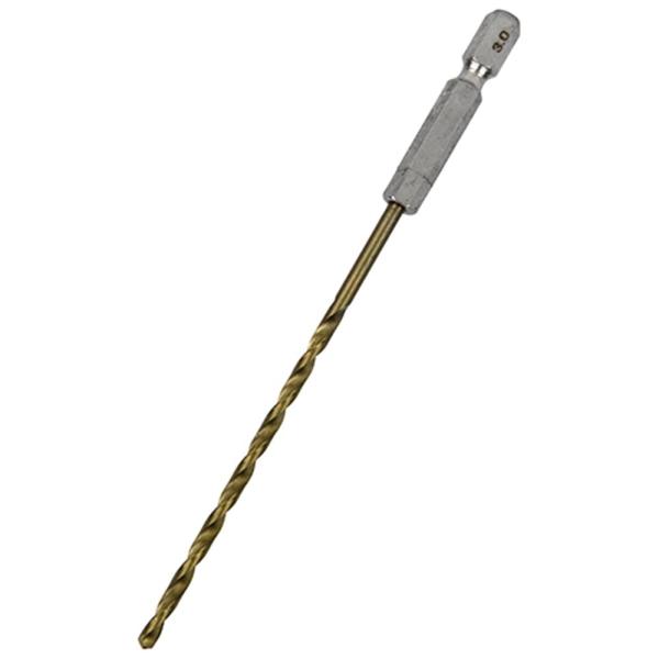 ●この長さが効く、ハイス鋼クロスシンニング刃先で食い付き抜群の微長鉄ドリルです。●鉄、木、樹脂、軽金属の穴あけ。●ハイス鋼(HSS)にチタン(Tin)をコーティング、耐熱性能が上がり長寿命です。●六角軸なのでインパクトドライバーなどのチャッ...