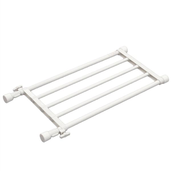 ●最大耐荷重15kg。いろんな空間を簡単にムダなく効率化できる突っ張り棚。●耐荷重:15~10kg取付寸法:45~67cm