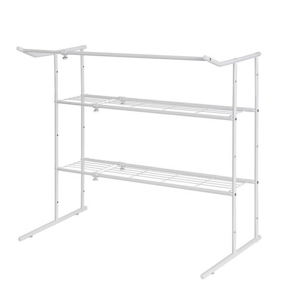 ●ハンガーパイプと2段の収納棚で衣類も小物もたっぷり収納●押入れの上段を有効活用できます