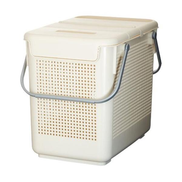 他サイト： 吉川国工業所 スカンジナビアスタイル 目かくしランドリーバスケット [ホワイト] SCB-13の商品画像