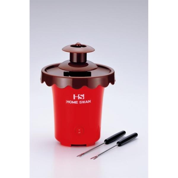 ●親子や友達とのホームパーティーにおすすめ●自宅で手軽にチョコファウンテンが楽しめます●タワーから流れるチョコレートシロップにフルーツやマシュマロ等、お好みのものをつけてお楽しみください●電気を使わないので安全●チョコレートシロップ専用です