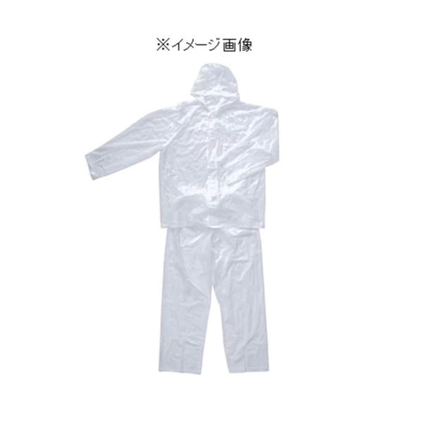 ●オーソドックスタイプの簡易レインスーツ●塩化ビニル使用●パーカフード付き●防水