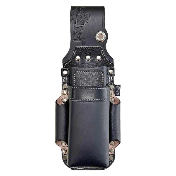 他サイト： 極匠 ベストツール 板金鋏(2段)＋つかみ箸差し2 [工具差し ツールケース ハサミ カッター 収納 腰袋 ベルト] GK-2DBA-2の商品画像