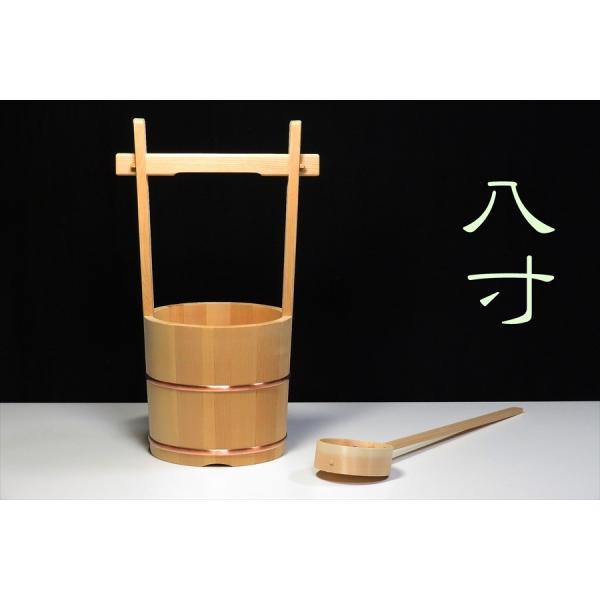 ま*ね様 神道　神職　地鎮祭等外祭用手水桶柄無、柄杓、拭紙入3点セット 地鎮祭なら本物を用意しておきたい 木製手桶 手水用具一式三点
