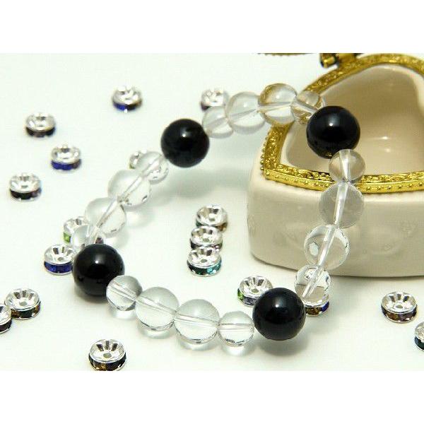 パワーストーン ブレスレット オニキス 12mm 水晶 天然石 メンズ