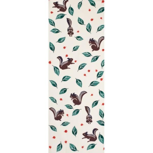 プレーリードッグ和布華 秋模様 手ぬぐい 腹ぺこリス