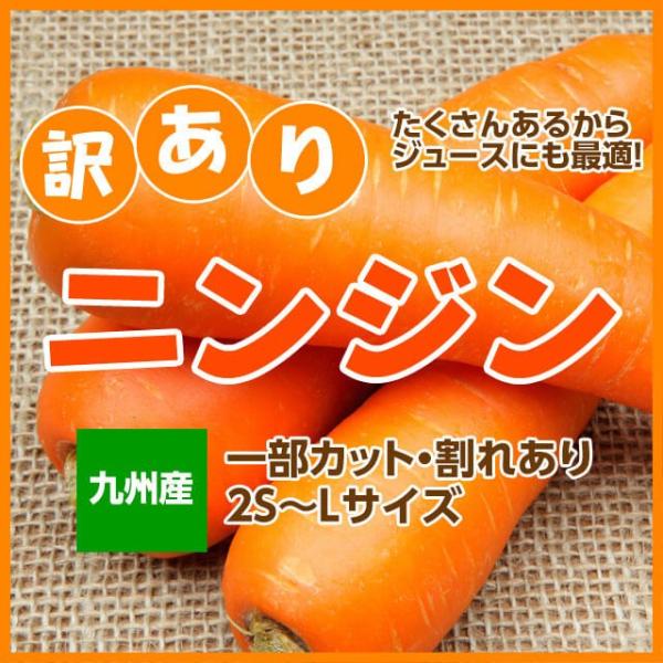 商品名：人参 10kg産地：大分県産・熊本県産・鹿児島県産内容量：約１0ｋｇ　箱込みです　2箱配送できません保存方法：１０度以下の涼しい場所で保存賞味期限：生ものですのでお早めにお召し上がりください※北海道、東北、沖縄地方は別途追加送料がか...