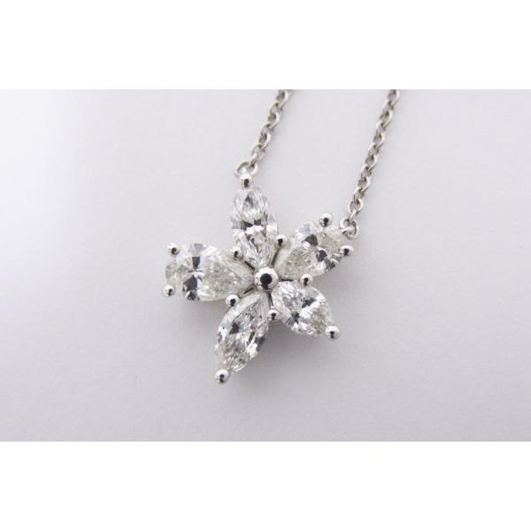 新品 TIFFANY 未使用 ビクトリア プラチナ＆ダイヤ0.46Ctペンダント azabujuban-blanc_c241100053247
