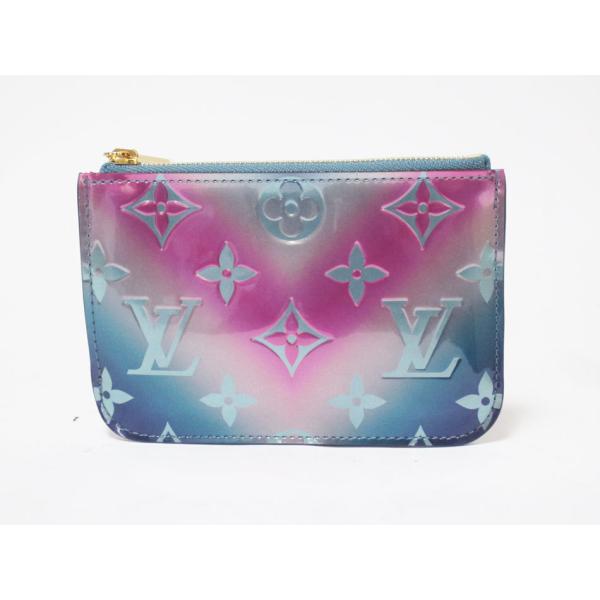 ルイヴィトン　ヴェルニ　ポシェットクレ　コインケース　小銭入れ　キーリング付き LOUIS VUITTON ルイヴィトン モノグラムヴェルニ ポシェット