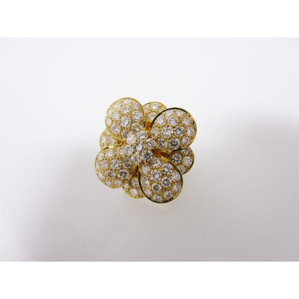 ヴァンクリーフ&アーペル VCA ジュルネアパリ リング K18ダイヤ 52号