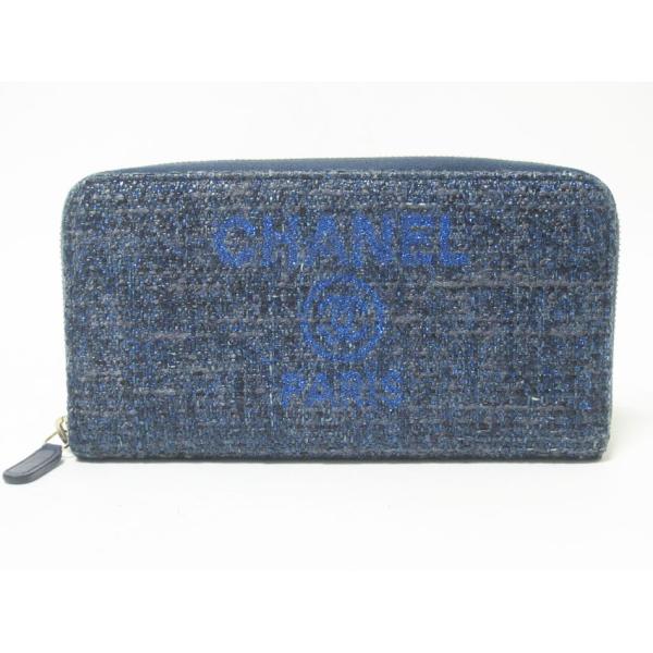 Deauville 送料無料 CHANEL シャネル ドーヴィル ラウンドファスナー