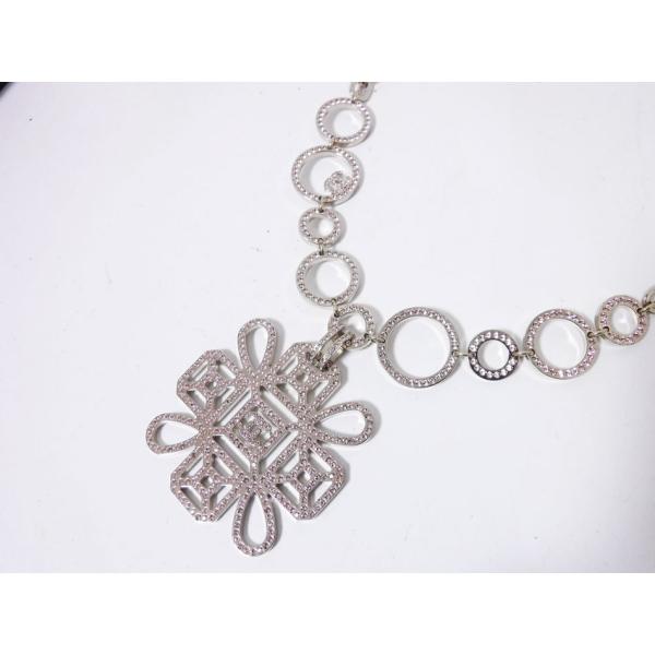 CHANEL ゴールド ネックレス ピンクストーン CHANEL シャネル ココマークネックレス ピンクラインストーン