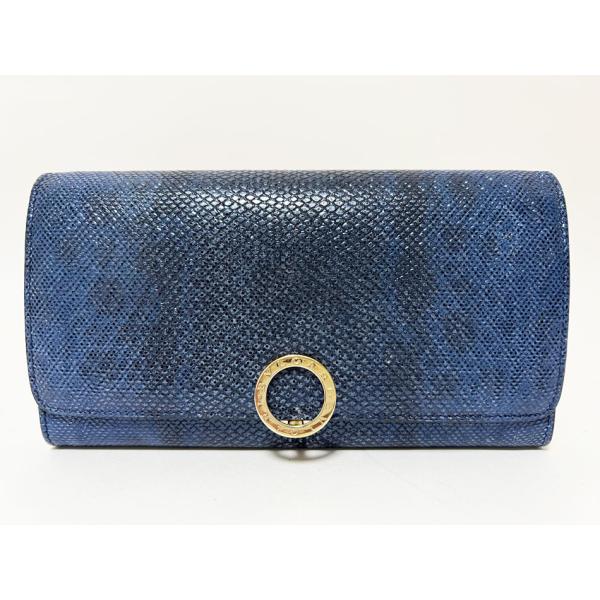 超美品‼️ ブルガリ　BVLGARI 財布　二つ折り　長財布　ロゴクリップ yamamoto7887_19434-00