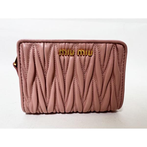 miu miu（ミュウミュウ） 送料無料 ファスナー 財布 コインケース