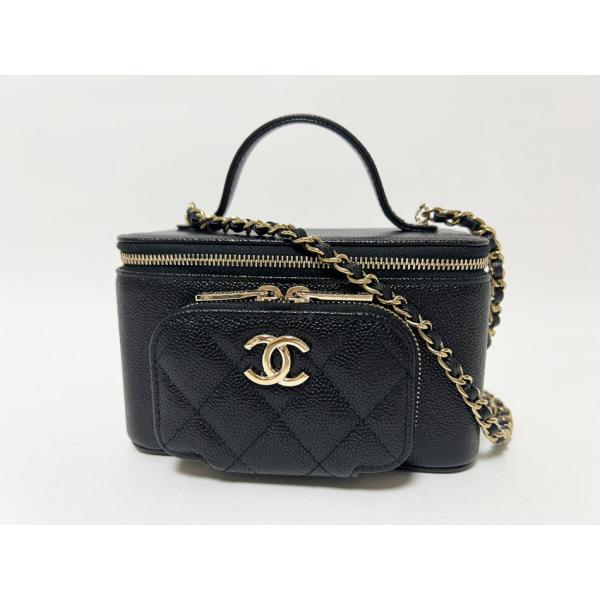 マトラッセ CHANEL シャネル バニティ チェーンショルダーバッグ