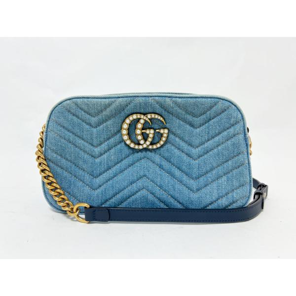 GGキャンバス GUCCI グッチ スモール チェーン ショルダーバッグ
