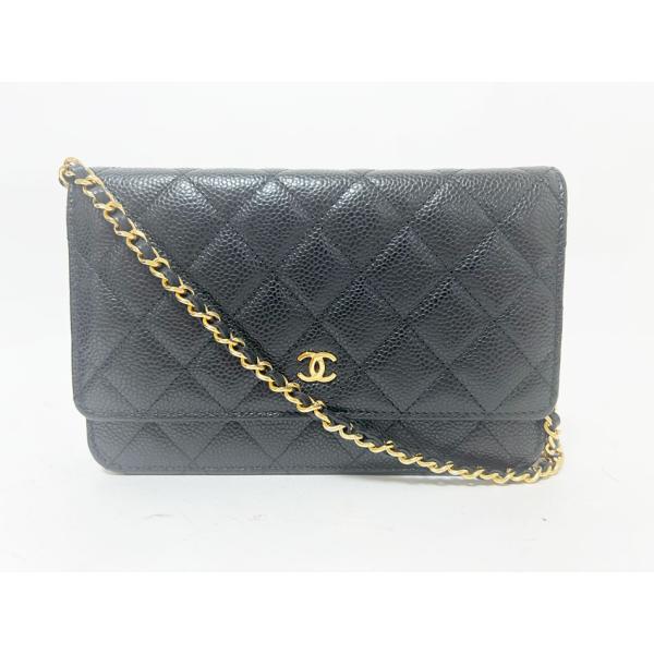 ✩再値下げ今月中の出品✩　新品CHANELキャビンスキンマトラッセウォレット キャビアスキン CHANEL シャネル マトラッセ クラシック チェーン