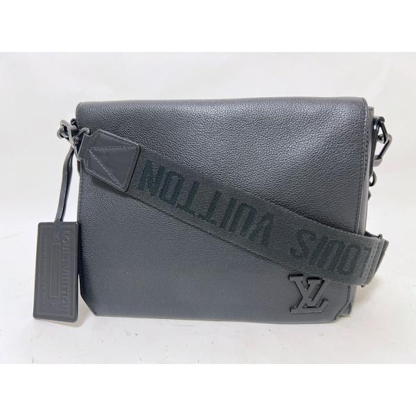 極美品 現行品✨ルイヴィトン アエログラム テイクオフ メッセンジャーバッグ 黒 テイクオフ（LOUIS VUITTON） LOUIS VUITTON ルイヴィトン アエログ