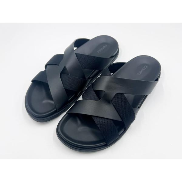 HERMES（エルメス） メンズ サンダル カジミール カーフ ブラック