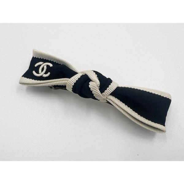 CHANEL（シャネル） ボウ バレッタ ヘアクリップ 髪留め リボン バイ