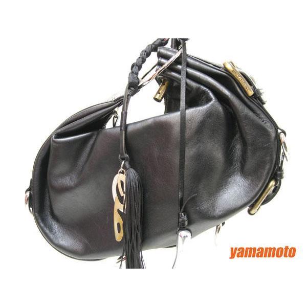 【Dolce&Gabbana】巾着型 バッグ ブラック ロゴ入 DOLCE&GABBANA 送料無料 ドルチェ＆ガッバーナ ドルガバ 巾着型