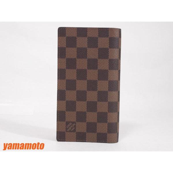 送料無料 LOUIS VUITTON ルイヴィトン ダミエ エベヌ ポルトフォイユ