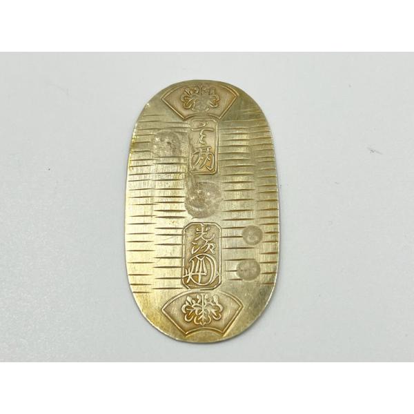 天保小判金 小判金 小判 11.3g 背刻印:る K14相当 古銭 貨幣