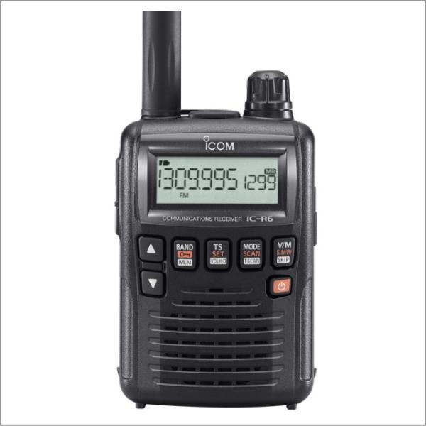 ICOM IC-R6 受信機　イヤホン付き IC-R6 アイコム(ICOM) イヤホンプレゼント : 山本無線 CQ - 通販