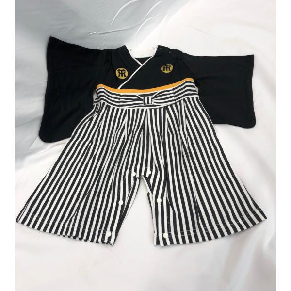 阪神タイガース　80cm　ベビー 袴オール はかま ロンパース ベビー服 袴型カバーオール 男の子 出産祝い ギフト 正月　プレゼント　海外土産　日本土産　野球