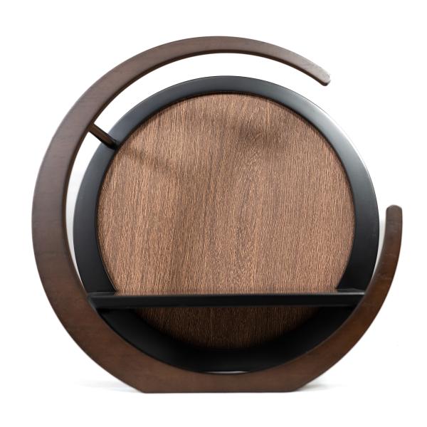 雛人形 飾り台のみ 月型IWSIS 屏風台 茶色月台 6号 五月人形 親王飾り