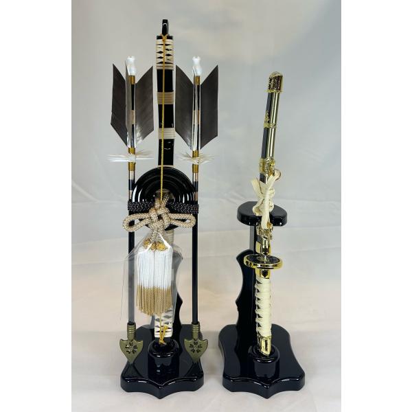 弓太刀 木製台 8号 古代 五月人形小道具五月道具買い替えプレゼント