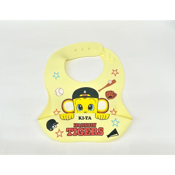 阪神タイガース キー太 ベビー シリコン スタイ 食事用 エプロン キッズ グッズ プレゼント ギフト 赤ちゃん　ごはん　ご飯　お祝い　日本　日本土産　海外土産