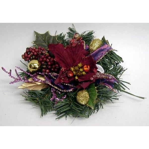 ● バラ１個単体サイズ：最長約１８ｘ１４ｃｍ ● １個単体価格です。 ● 本体材質：主にＰＶＣ ● オーナメントはもちろん、室内装飾かわりにもなります。 ● 芯が針金なので、広げたり閉じたり、お好きな場所にアレンジできます。 クリスマスツリ...