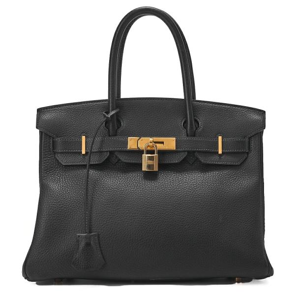 HERMES エルメス バーキン30 トートバッグ トリヨンクレマンス 黒 