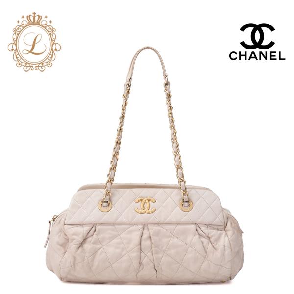 CHANEL シャネル マトラッセ チェーンショルダー スパークルレザー 