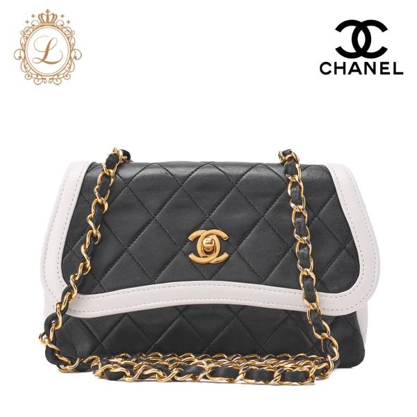 シャネル　ミニミニマトラッセ CHANEL シャネル ミニマトラッセ デザインフラップ バイカラー