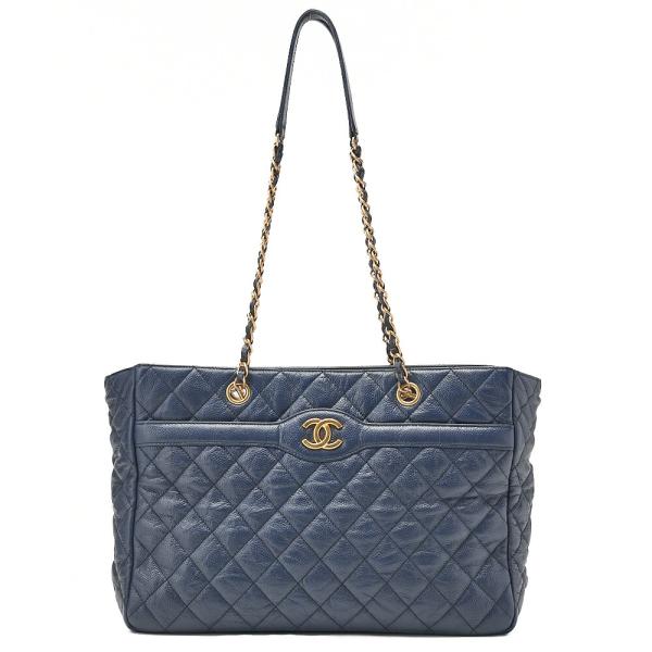 CHANEL シャネル キャビアスキン マトラッセ ココマーク チェーン 