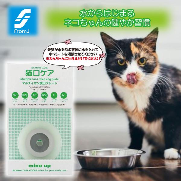 他サイト： 猫口ケア マルチイオン放出プレート 水 ペット用品 愛猫 動物 歯垢除去 デンタルケア 口腔 口臭 口腔ケア ねこ用品 ケア 飲み水の商品画像