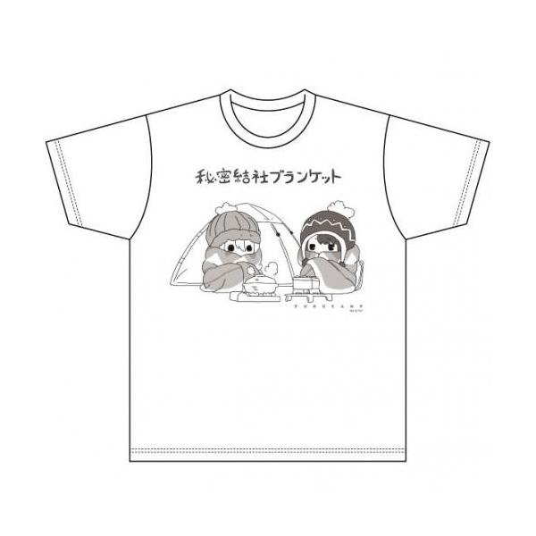 キャラクターグッズ ゆるキャン 秘密結社ブランケット柄tシャツ 白 Acg Yurucamp Acg Tshirt Kessha Wh 富士の国やまなし特産品モール 通販 Yahoo ショッピング
