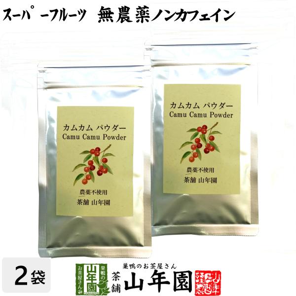 健康食品 無農薬 カムカムパウダー 50g×2袋セット ペルー産 粉末 ノンカフェイン 送料無料