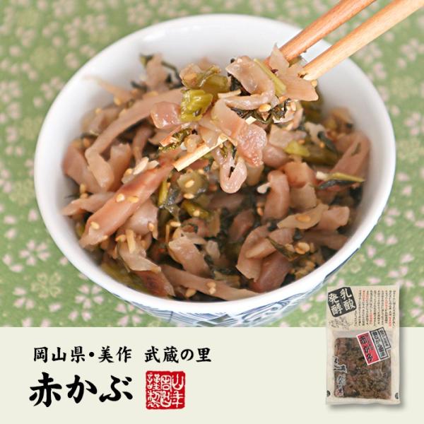 漬物 武蔵の里 岡山県野菜 赤かぶ 出群 1g 2袋 送料無料 しょうゆ漬