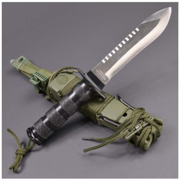 国内正規総代理店アイテム サバイバルナイフ ミディアム サバイバルキット付 ステンレス鋼